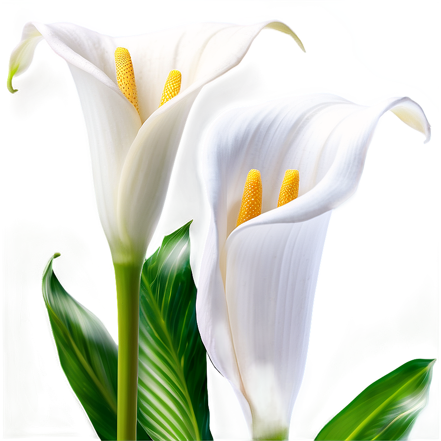 White Calla Lily Flower Png 93 PNG