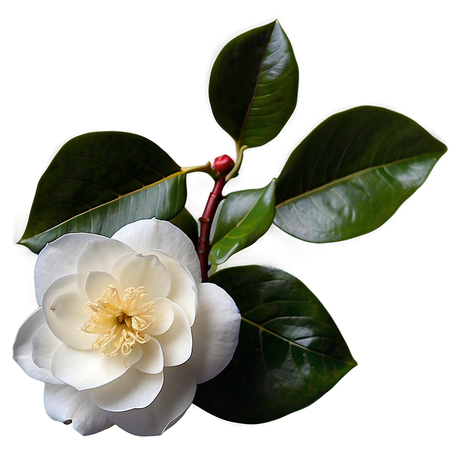 White Camellia Flower Png 46 PNG