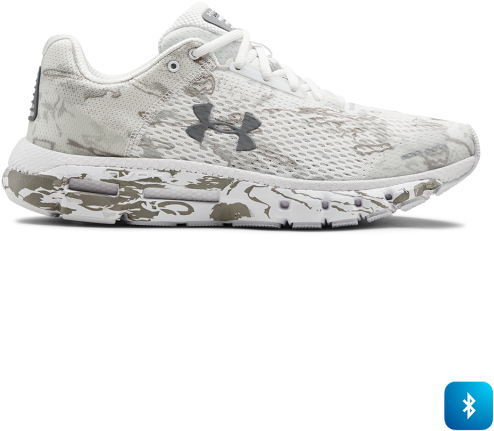 White Camouflage Running Shoe PNG