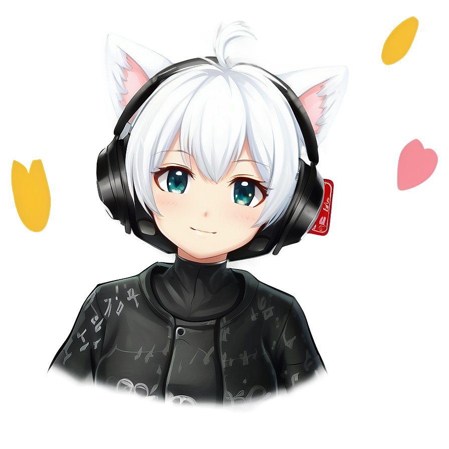 Download White Cat Ears Drawing Png 05042024 