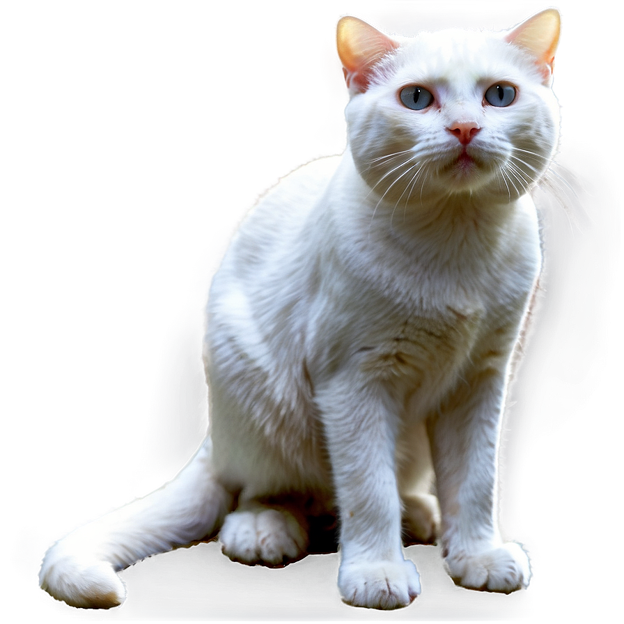 White Cat Png 05252024 PNG