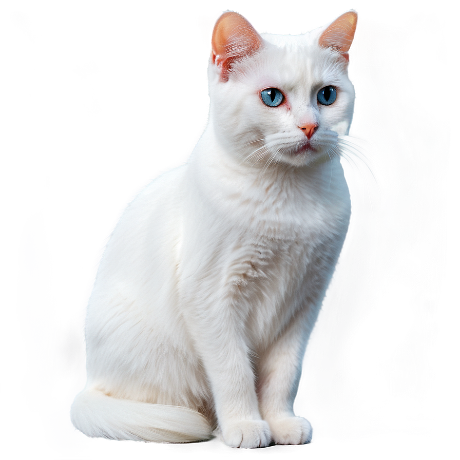 White Cat Png 05252024 PNG