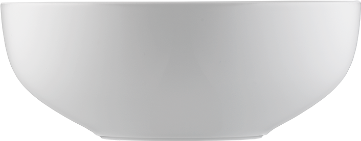 White Ceramic Bowl Isolated PNG