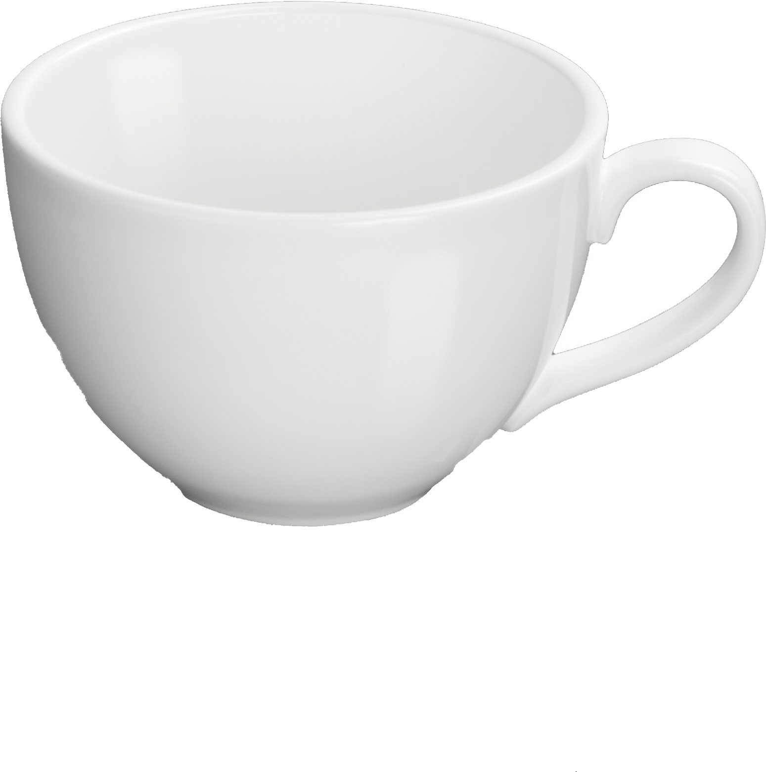 White Ceramic Coffee Cup PNG