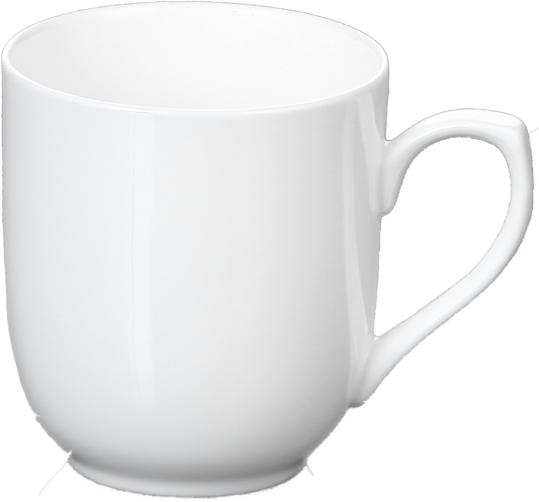 White Ceramic Coffee Mug PNG