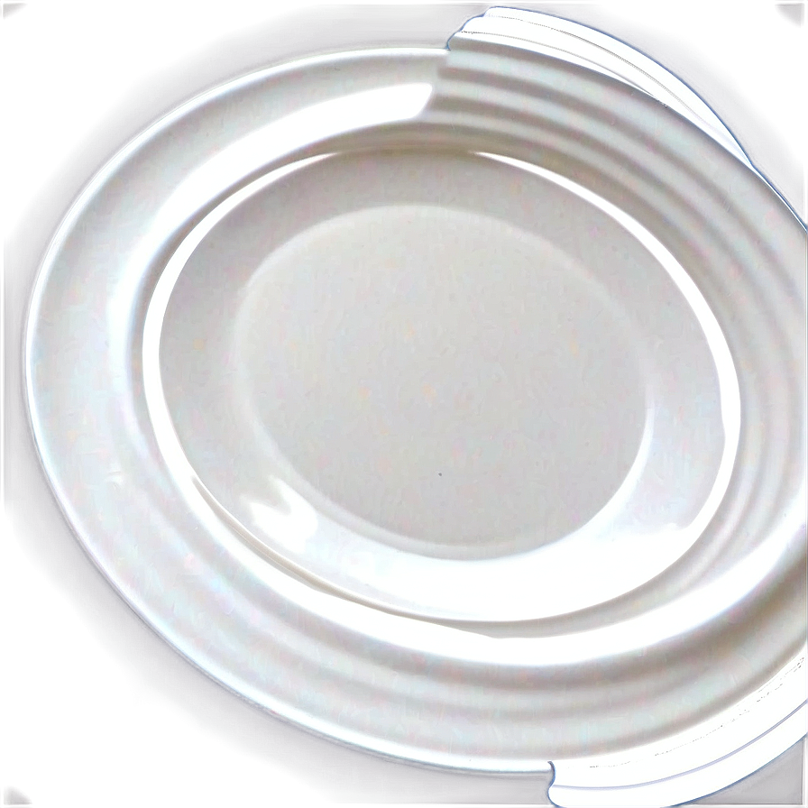 White Charger Plate Png 06212024 PNG