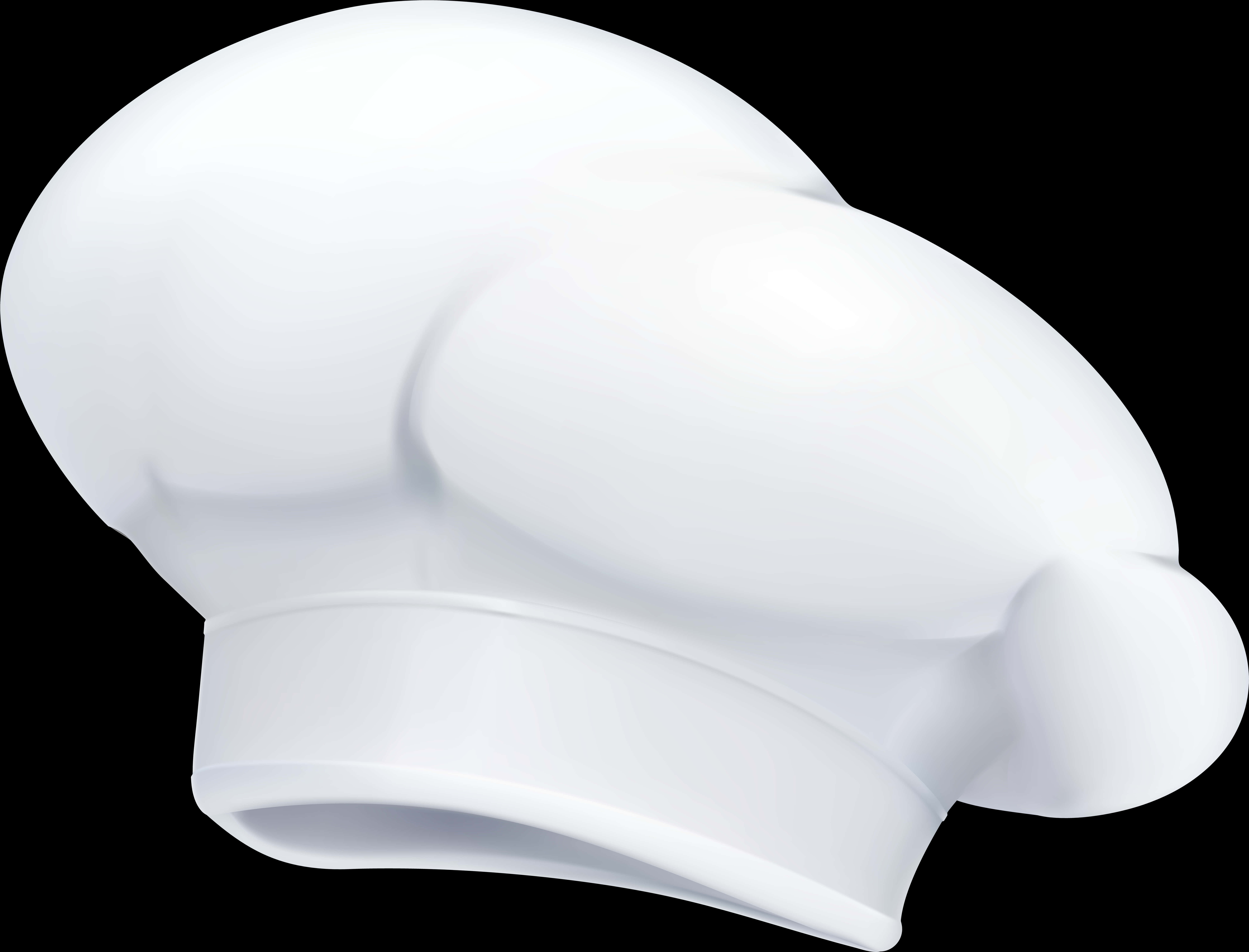 White Chef Hat Isolated PNG
