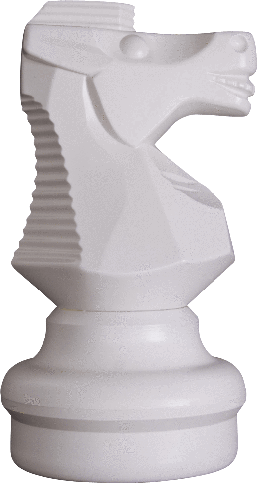 White Chess Knight Piece PNG