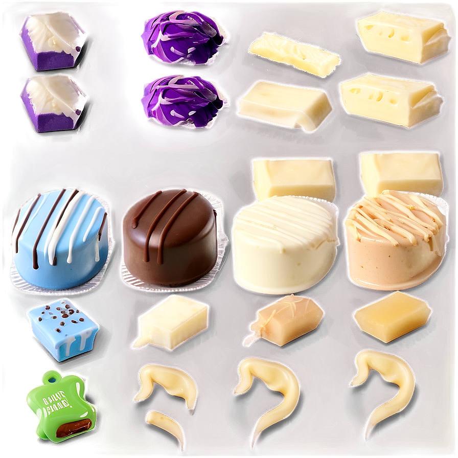 White Chocolate Assortment Box Png Wdk PNG