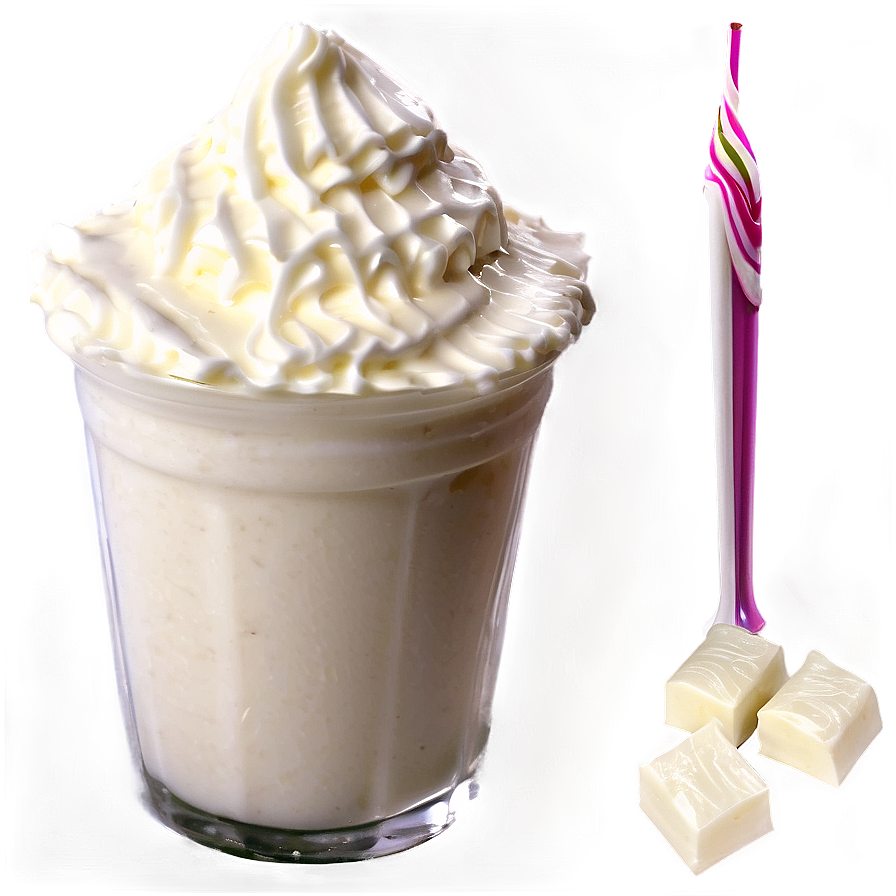 White Chocolate Milkshake Png Gar PNG