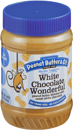 White Chocolate Peanut Butter Jar PNG