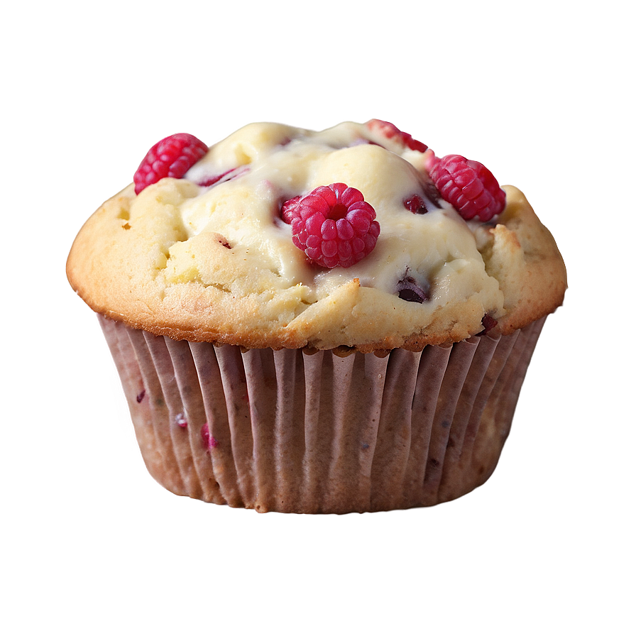 White Chocolate Raspberry Muffin Png 06262024 PNG