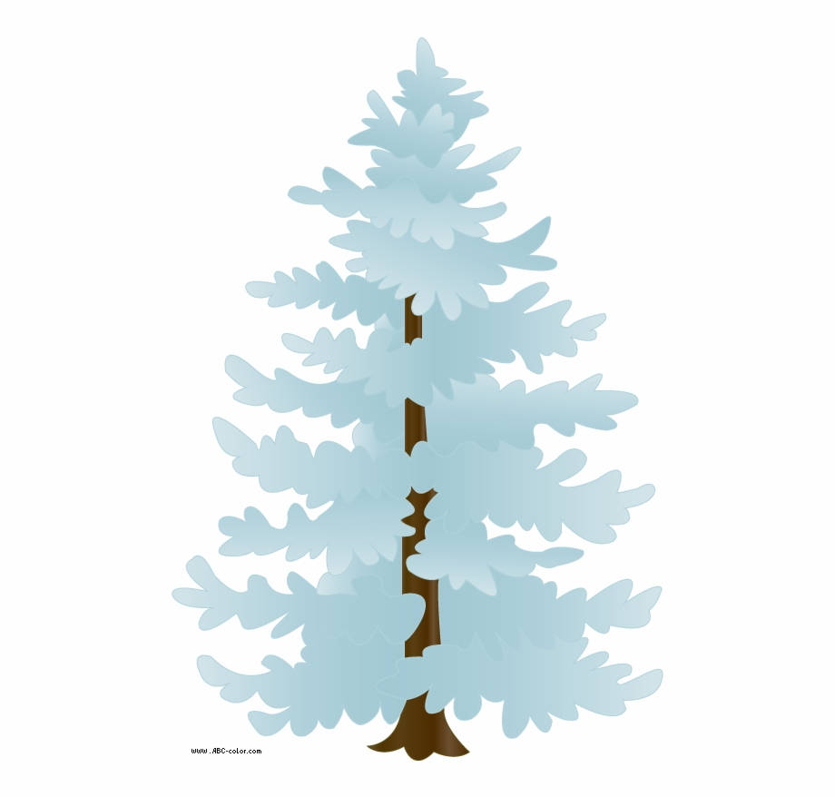 White Christmas Tree Clipart