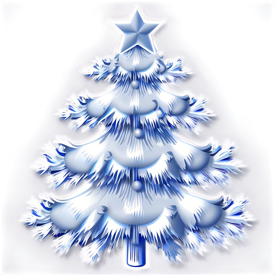 White Christmas Tree Png 38 PNG