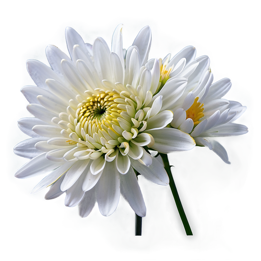 White Chrysanthemum Bloom Png Dnm80 PNG