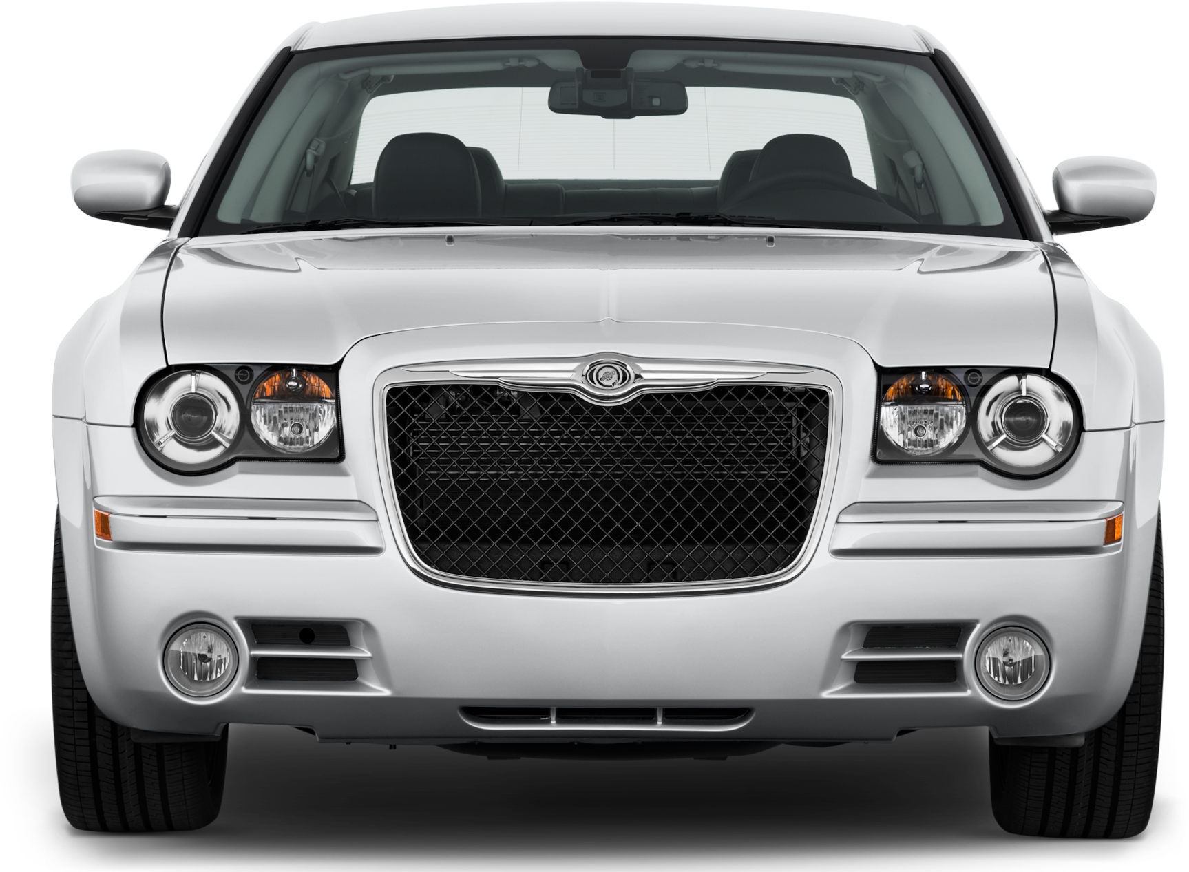 White Chrysler Front View PNG