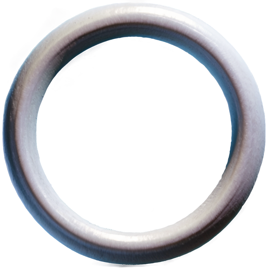 White Circle D PNG