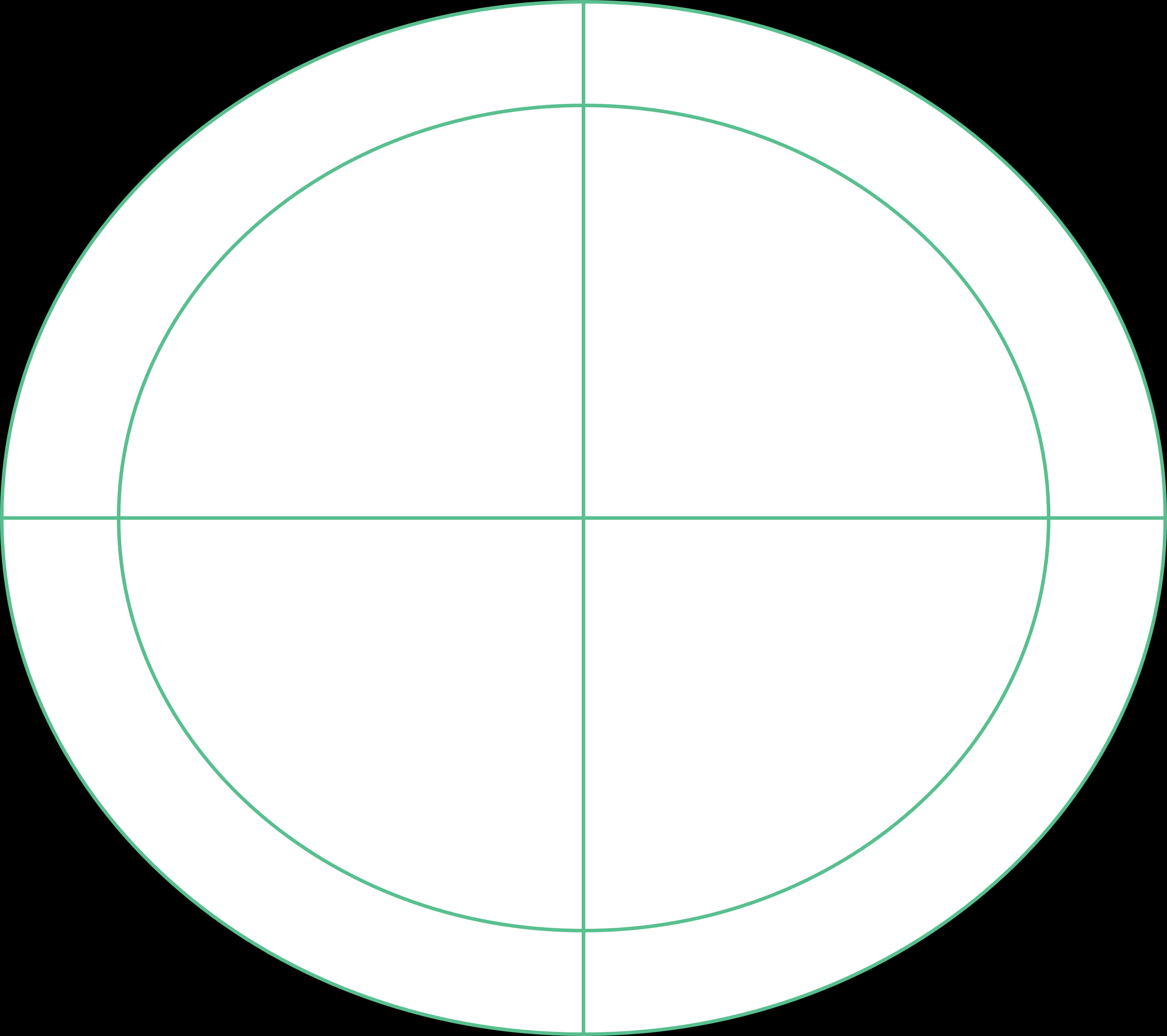 White Circlewith Crosshairs PNG