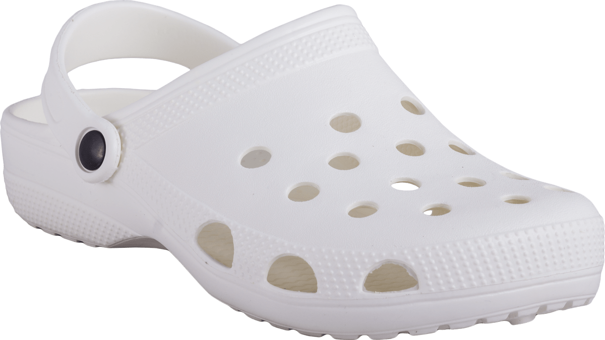White Classic Croc Sandal PNG