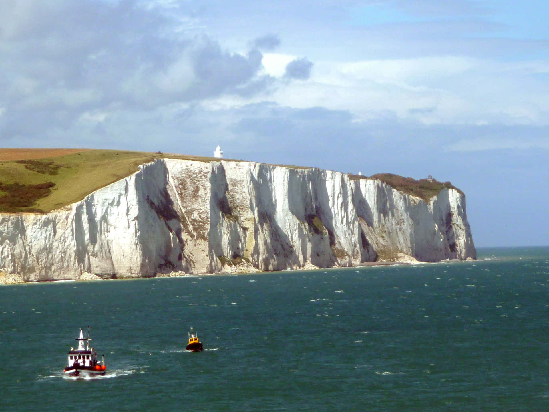 White Cliffs Of Dover Ship Wallpaper