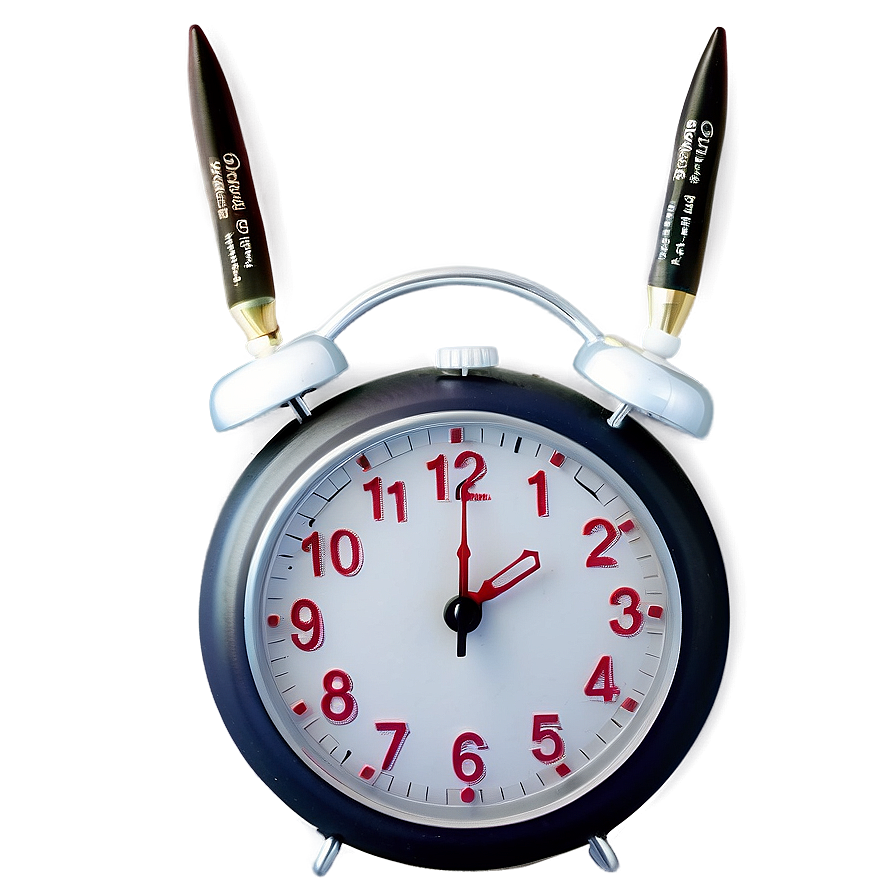 White Clock For Classroom Png Ekt48 PNG