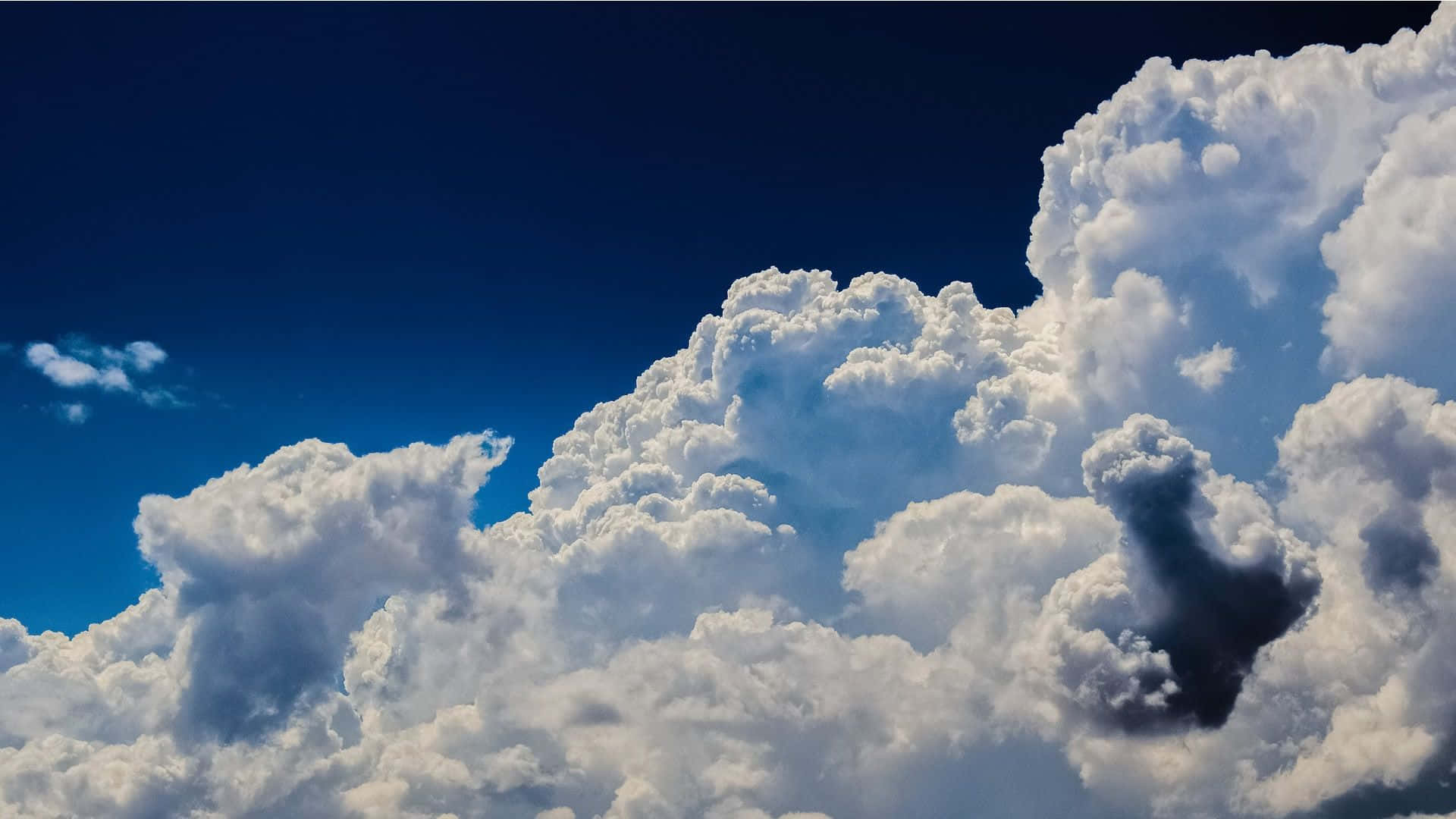 The Majestic White Clouds of Nature