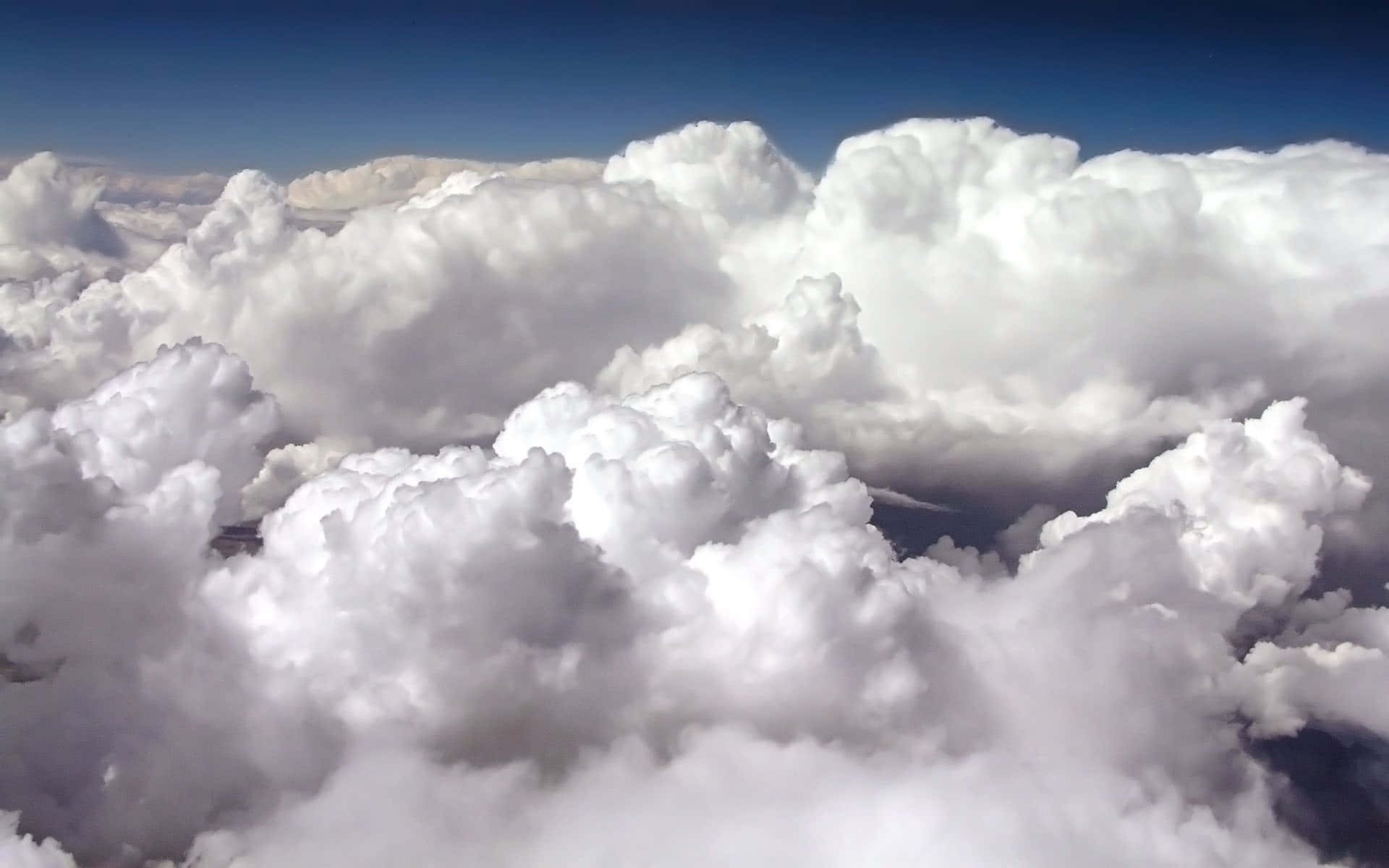 Aeriel View of Beautiful White Clouds