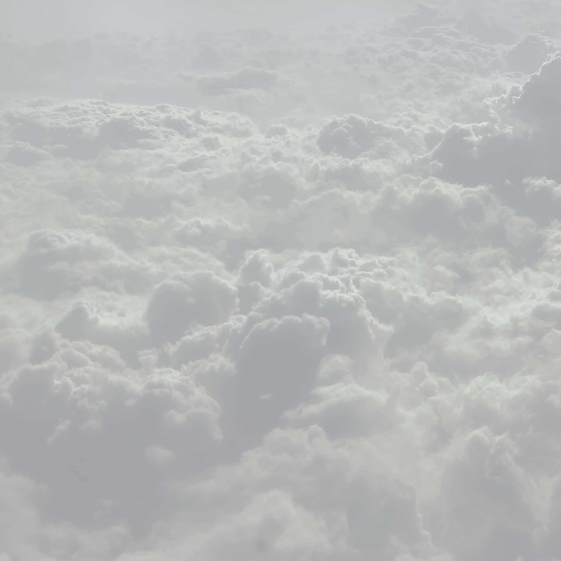 Unincantevole Paesaggio Di Nuvole Bianche