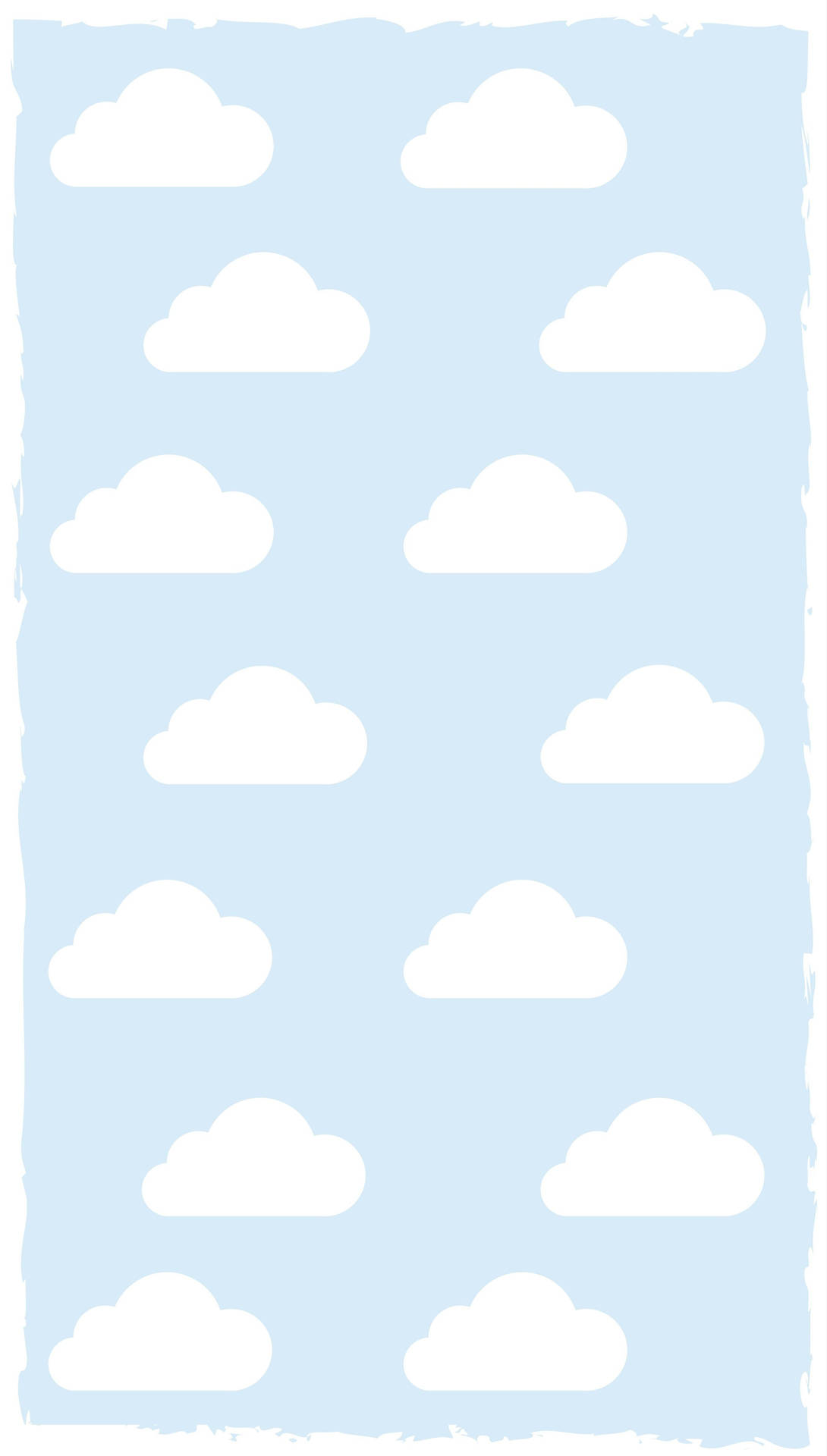 White Clouds Simple Iphone Wallpaper