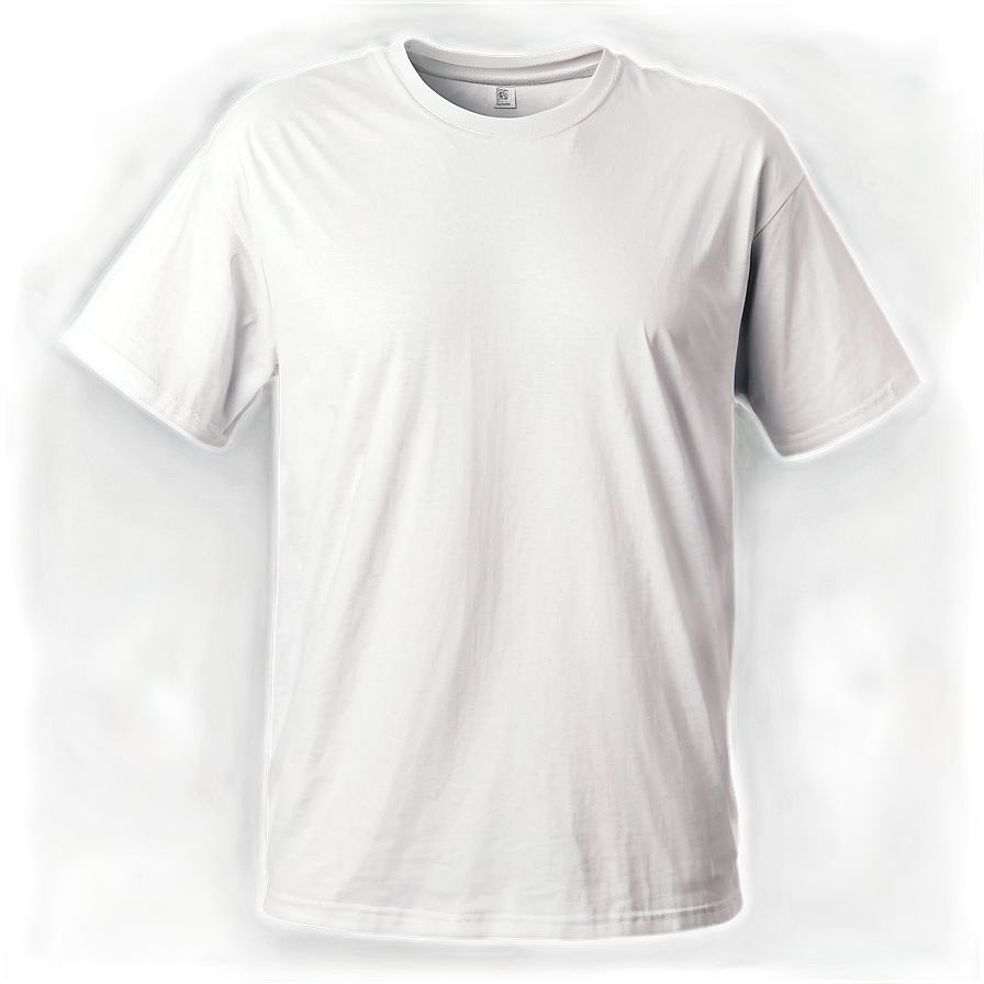 White Cotton Tee Png 06272024 PNG