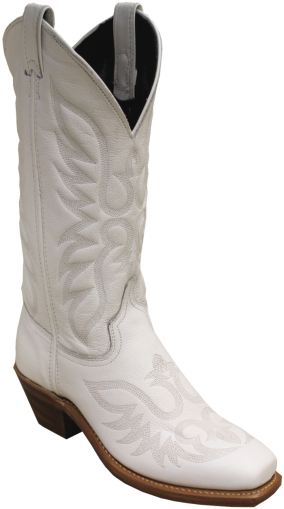 White Cowboy Boot Isolated PNG