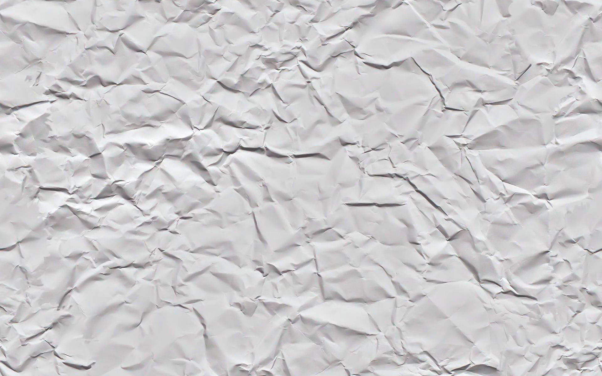 White Crease Crumpled Paper Wallpaper