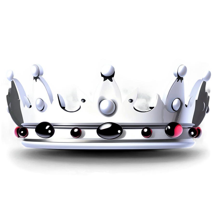 White Crown Cartoon Png Uce PNG