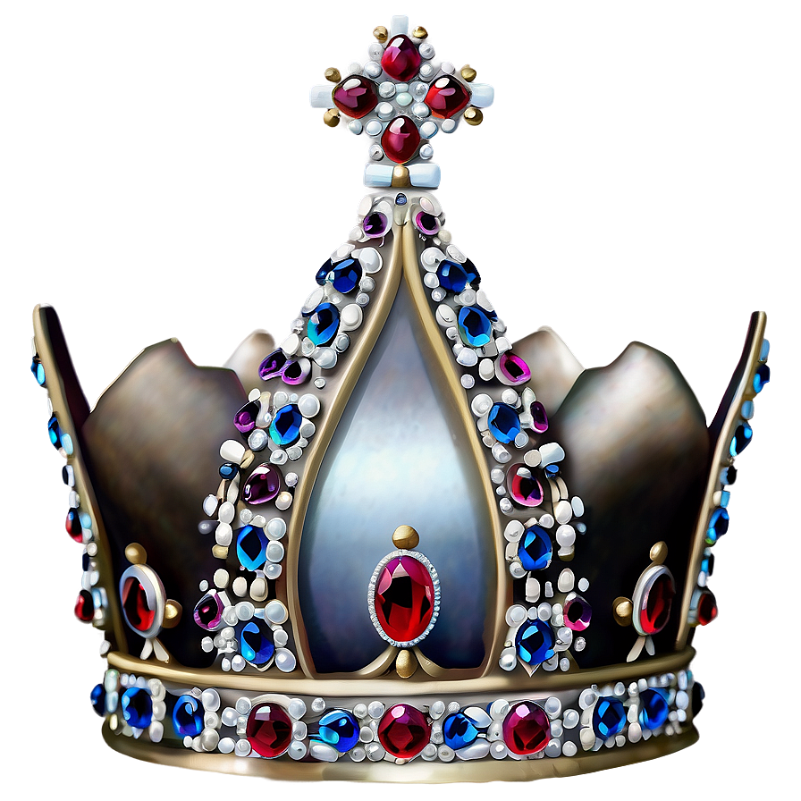 White Crown For Coronation Png 06252024 PNG