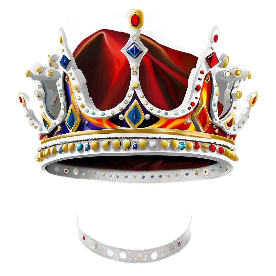 White Crown For King Png 06252024 PNG