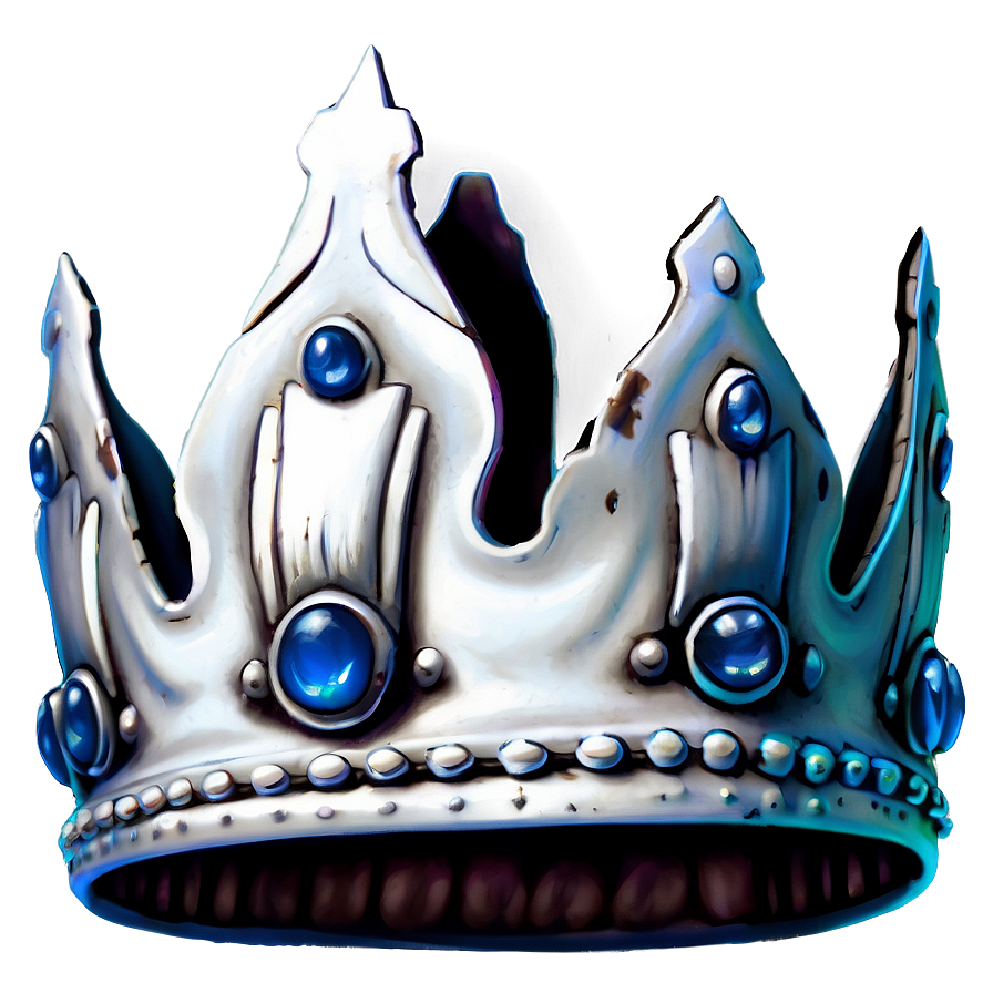 White Crown For King Png 06252024 PNG
