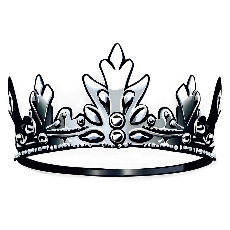 White Crown For Princess Png 06252024 PNG