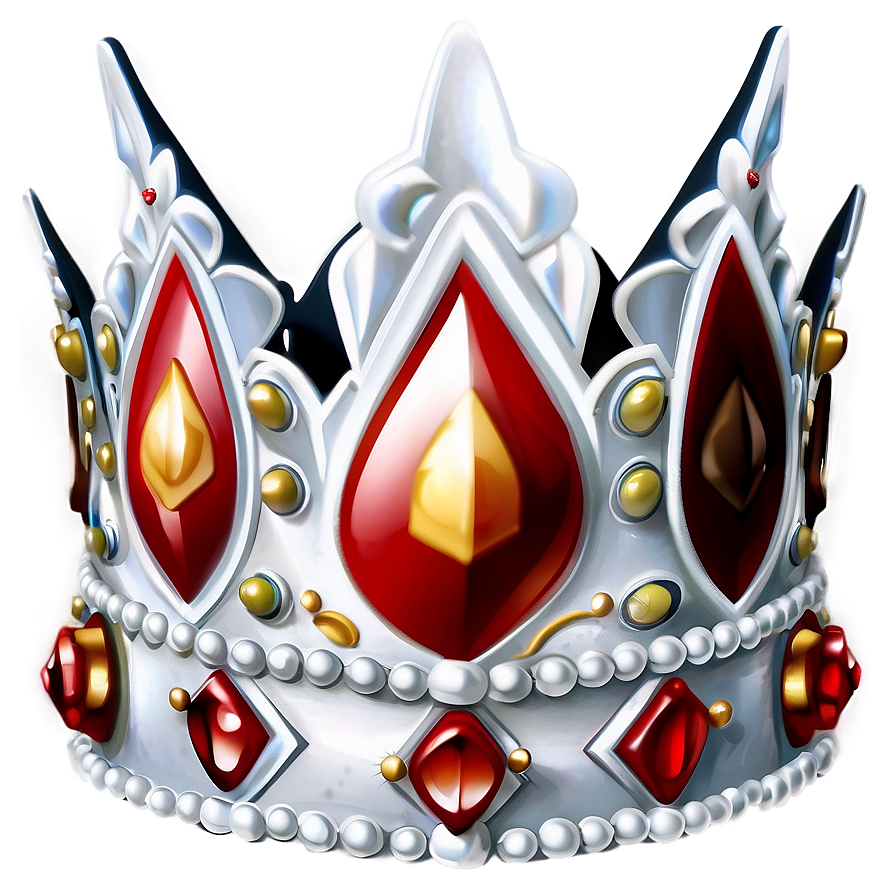 White Crown For Royalty Png 06252024 PNG
