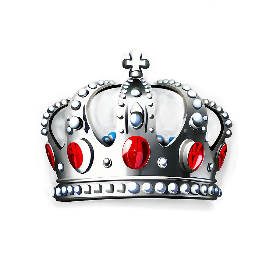 White Crown Transparent Background Png 06252024 PNG