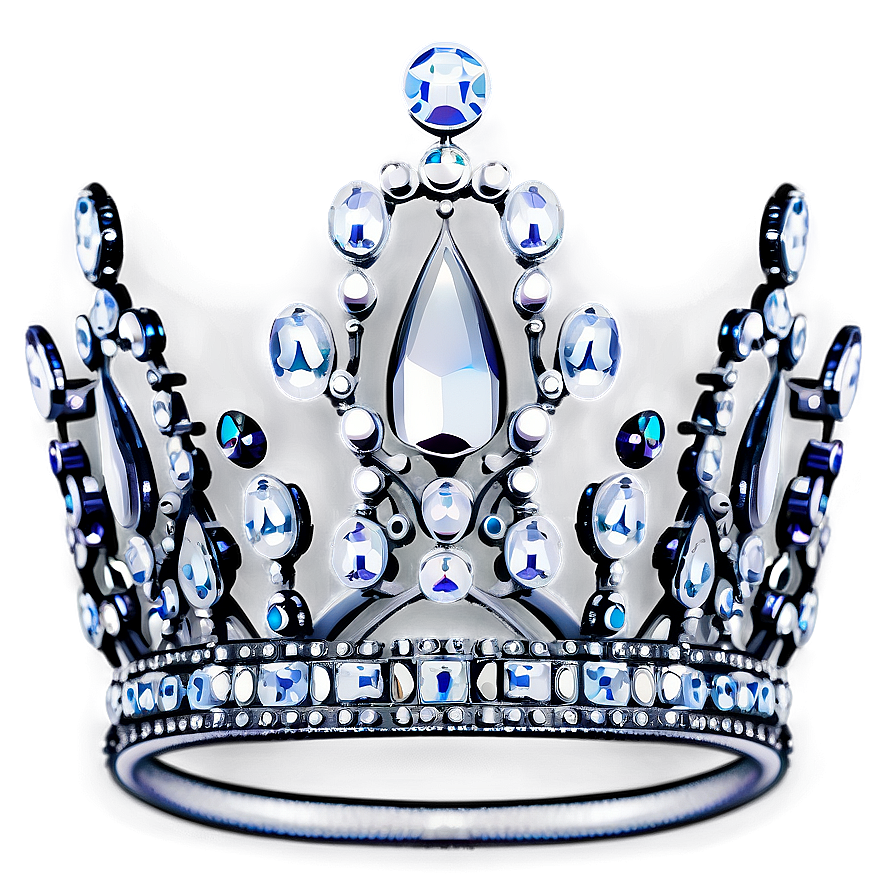 White Crown With Crystals Png 47 PNG