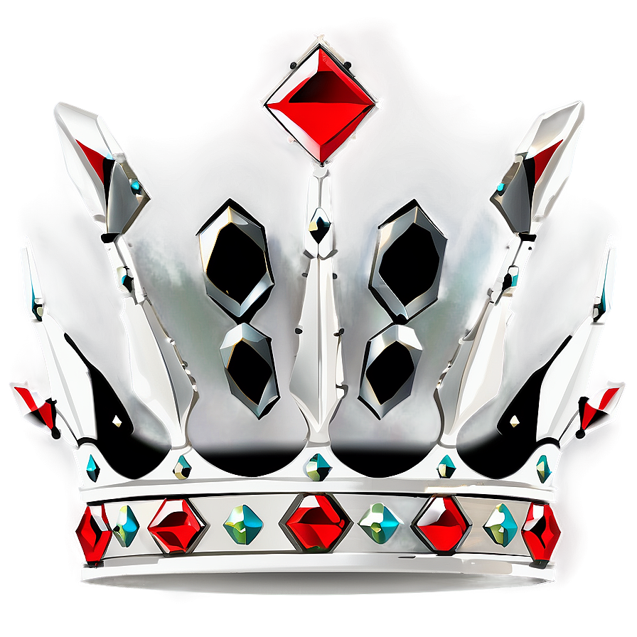 White Crown With Gems Png Iqj PNG