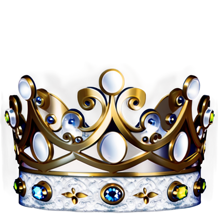White Crown With Lace Png 30 PNG
