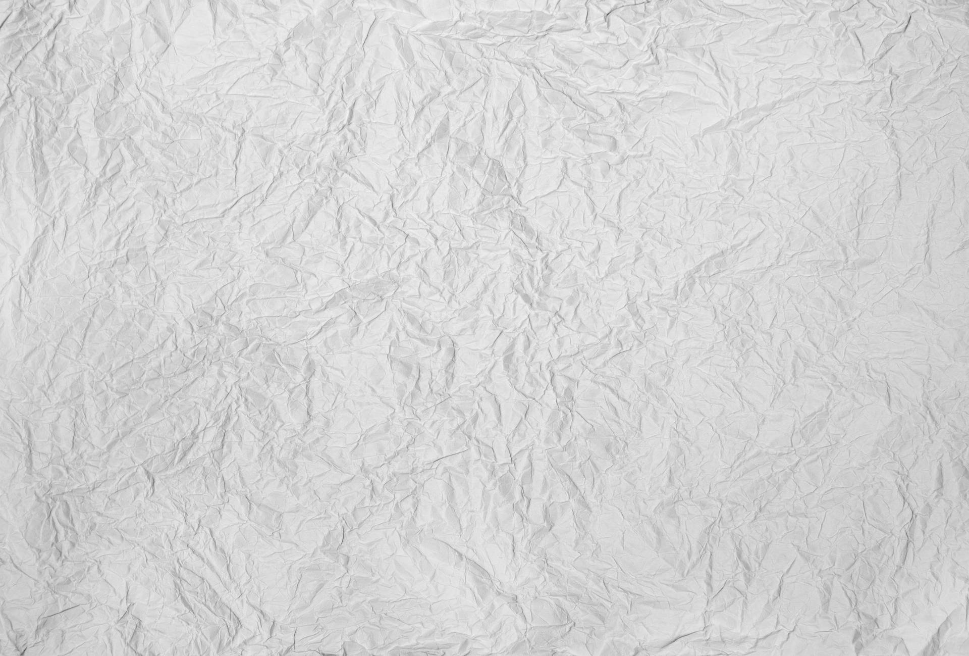Erscheinungsbildvon Zerknülltem Weißem Papier Wallpaper