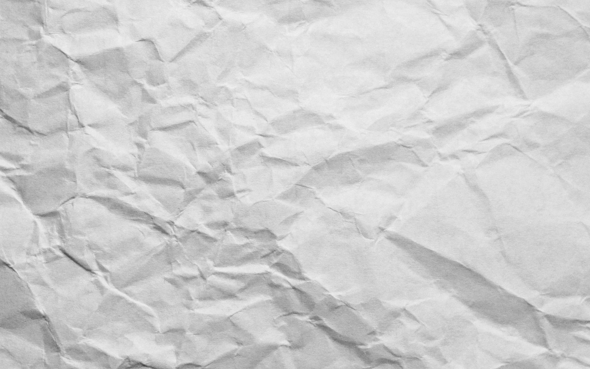 Download White Crumpled Paper Feature Wallpaper 