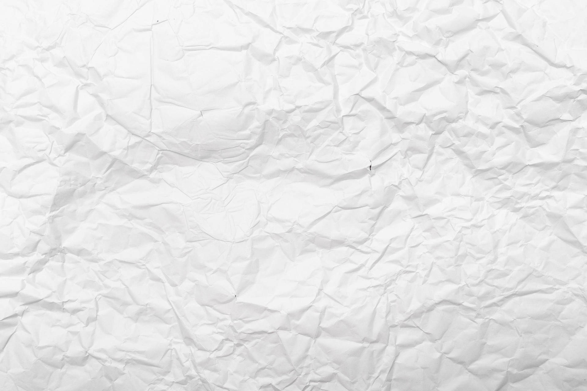 Caption: White Crumpled Paper Texture Wallpaper