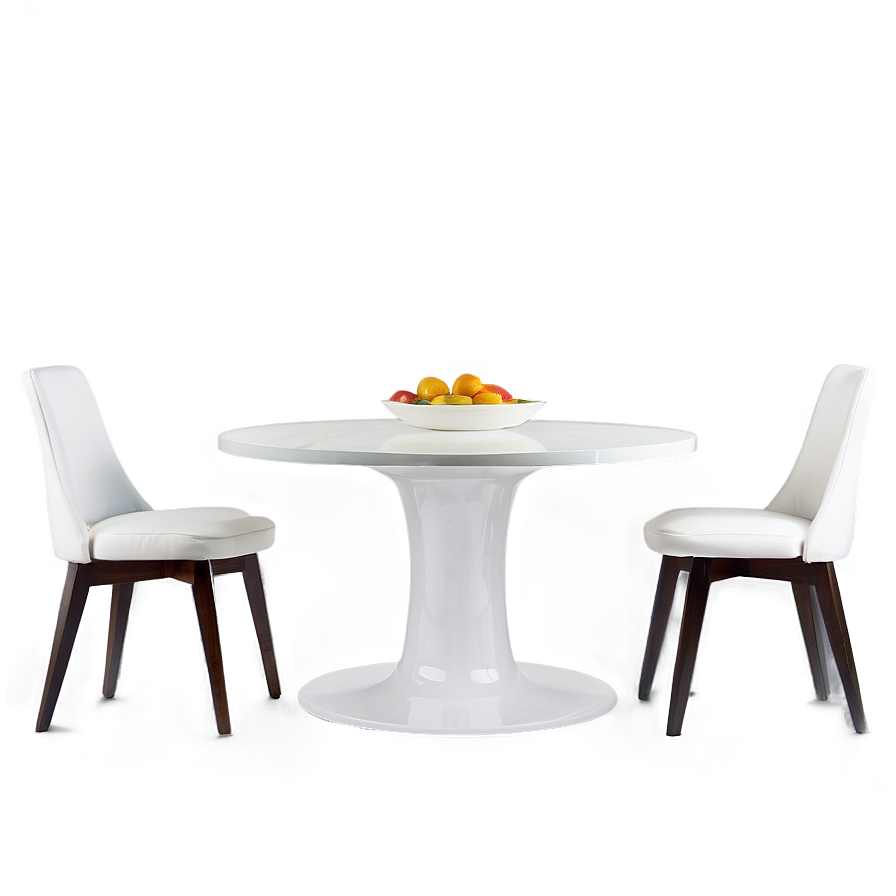 White Dining Table Png Wss PNG