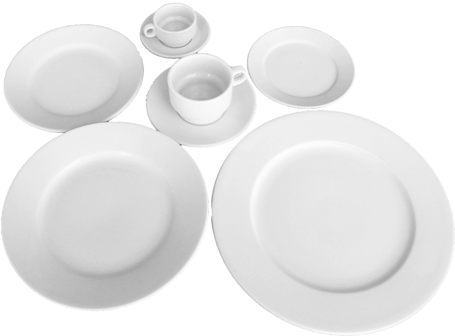 Download White Dinnerware Set | Wallpapers.com