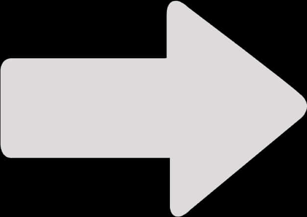 White Directional Arrow PNG