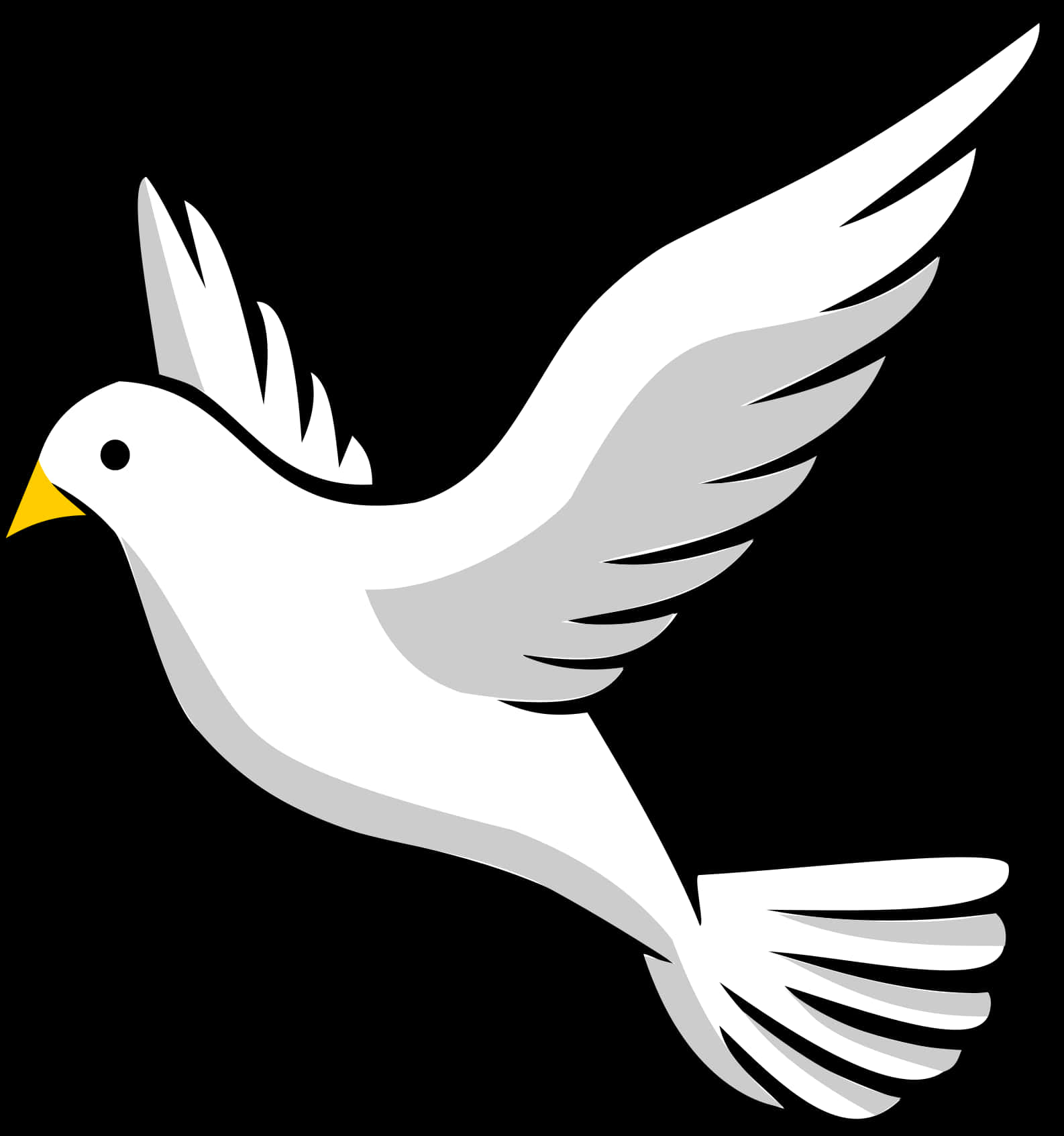 White Dove Clipart Wedding Symbol PNG