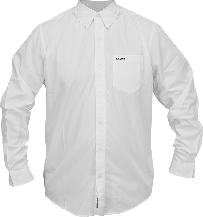 White Dress Shirt Product Display PNG